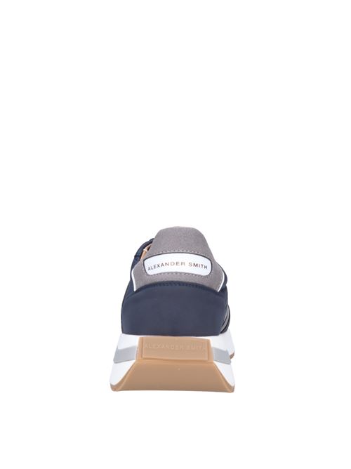 Sneakers in tessuto ed ecopelle ALEXANDER SMITH | S1U 94BLE HYDEBLU
